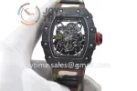 Richard Mille RM035 KVF 1:1 Best Edition Carbon Case Rubber Strap Miyota8215  V3