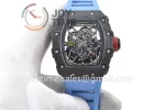 Richard Mille RM035 KVF 1:1 Best Edition Carbon Case Rubber Strap Miyota8215  V3