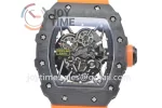 Richard Mille RM035 KVF 1:1 Best Edition Carbon Case Rubber Strap Miyota8215  V3