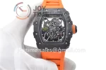 Richard Mille RM035 KVF 1:1 Best Edition Carbon Case Rubber Strap Miyota8215  V3