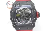 Richard Mille RM035 KVF 1:1 Best Edition Carbon Case Rubber Strap Miyota8215  V3