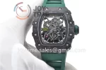 Richard Mille RM035 KVF 1:1 Best Edition Carbon Case Rubber Strap Miyota8215  V3