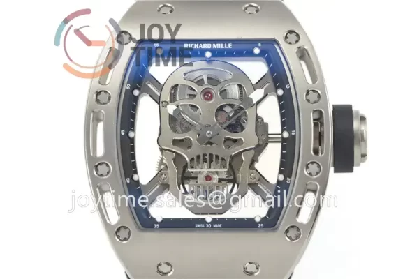 Richard Mille RM052 ZF 1:1 Best Edition Titanium Case Rubber Strap NH05A