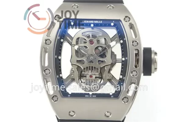 Richard Mille RM052 ZF 1:1 Best Edition Titanium Case Rubber Strap NH05A