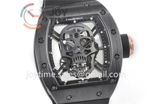 Richard Mille RM052 ZF 1:1 Best Edition Ceramic Case Rubber Strap NH05A