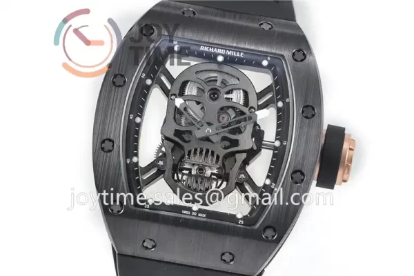 Richard Mille RM052 ZF 1:1 Best Edition Ceramic Case Rubber Strap NH05A