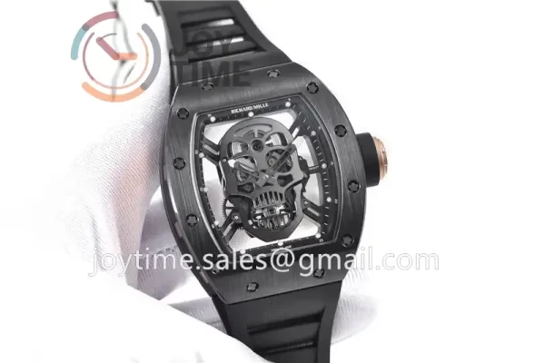 Richard Mille RM052 ZF 1:1 Best Edition Ceramic Case Rubber Strap NH05A