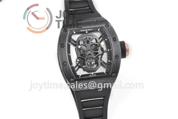 Richard Mille RM052 ZF 1:1 Best Edition Ceramic Case Rubber Strap NH05A