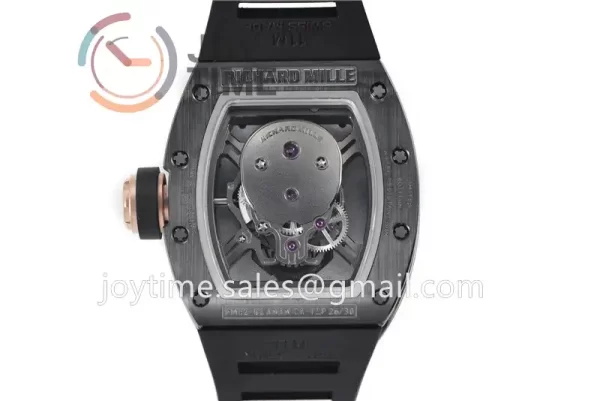 Richard Mille RM052 ZF 1:1 Best Edition Ceramic Case Rubber Strap NH05A