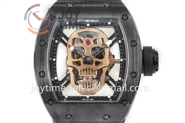 Richard Mille RM052 ZF 1:1 Best Edition Ceramic Case Rubber Strap NH05A