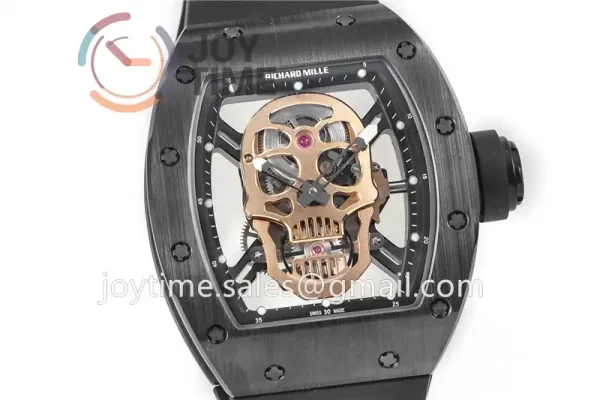 Richard Mille RM052 ZF 1:1 Best Edition Ceramic Case Rubber Strap NH05A