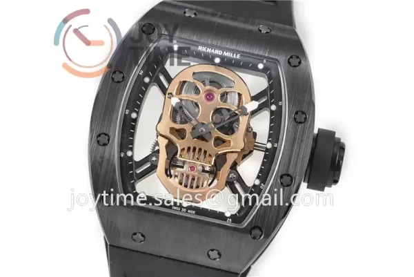 Richard Mille RM052 ZF 1:1 Best Edition Ceramic Case Rubber Strap NH05A