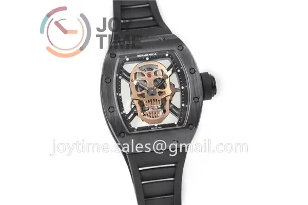 Richard Mille RM052 ZF 1:1 Best Edition Ceramic Case Rubber Strap NH05A