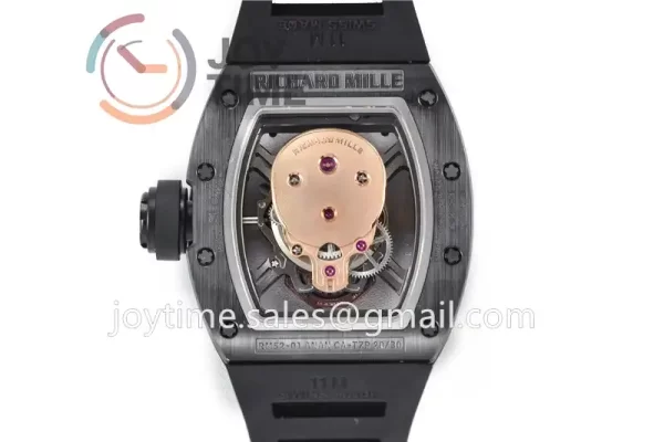 Richard Mille RM052 ZF 1:1 Best Edition Ceramic Case Rubber Strap NH05A