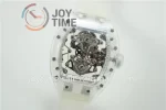 Richard Mille RM056 EUR 1:1 Best Edition Transparent Case Rubber Strap Tourbillon