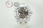 Richard Mille RM056 EUR 1:1 Best Edition Transparent Case Rubber Strap Tourbillon