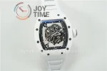 Richard Mille RM055 ZF 1:1 Best Edition Ceramic Case Rubber Strap NH05A