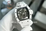 Richard Mille RM055 ZF 1:1 Best Edition Ceramic Case Rubber Strap NH05A