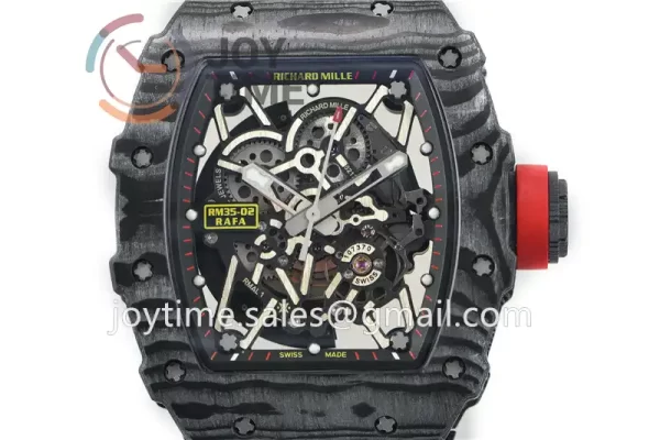 Richard Mille RM035-02 ZF 1:1 Best Edition  Real NTPT Rubber Strap NH05A