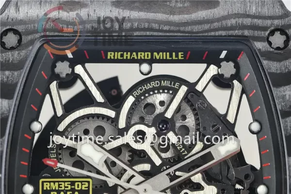 Richard Mille RM035-02 ZF 1:1 Best Edition  Real NTPT Rubber Strap NH05A