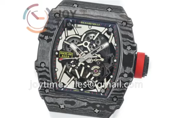 Richard Mille RM035-02 ZF 1:1 Best Edition  Real NTPT Rubber Strap NH05A