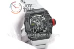 Richard Mille RM035-02 ZF 1:1 Best Edition  Real NTPT Rubber Strap NH05A