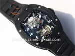 Richard Mille RM001 JBF 1:1 Best Edition PVD Case Rubber Strap Tourbillon