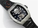 Richard Mille RM001 JBF 1:1 Best Edition SS Case Rubber Strap Tourbillon