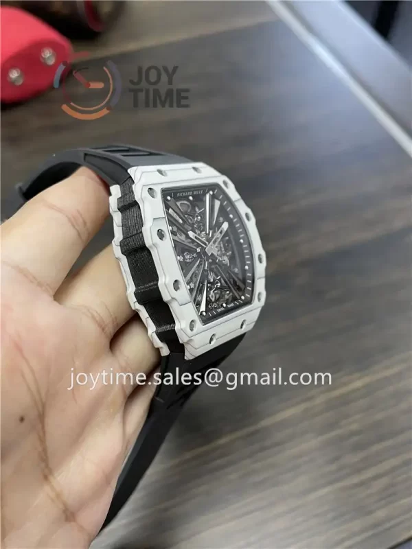 Richard Mille RM12-01 1:1 Best Edition NTPT Rubber Strap Tourbillon