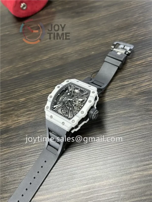 Richard Mille RM12-01 1:1 Best Edition NTPT Rubber Strap Tourbillon