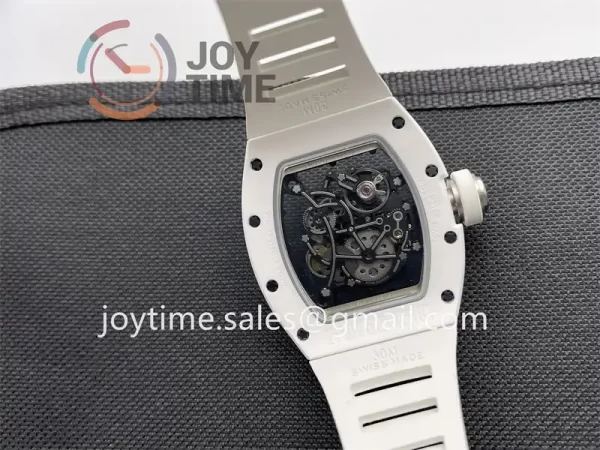 Richard Mille RM055 BBR 1:1 Best Edition Ceramic Case Rubber Strap Clone RMUL2