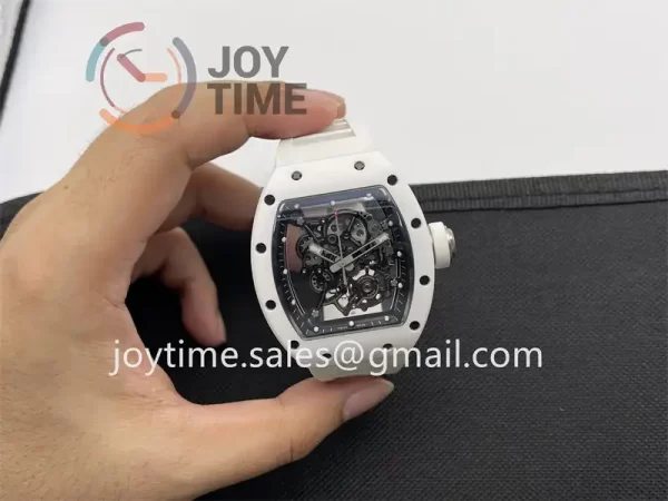 Richard Mille RM055 BBR 1:1 Best Edition Ceramic Case Rubber Strap Clone RMUL2