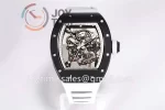 Richard Mille RM055 BBR 1:1 Best Edition Ceramic Case Rubber Strap Clone RMUL2