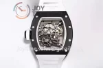 Richard Mille RM055 BBR 1:1 Best Edition Ceramic Case Rubber Strap Clone RMUL2