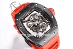 Richard Mille RM055 BBR 1:1 Best Edition Ceramic Case Rubber Strap Clone RMUL2