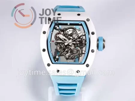 Richard Mille RM055 BBR 1:1 Best Edition Ceramic Case Rubber Strap Clone RMUL2