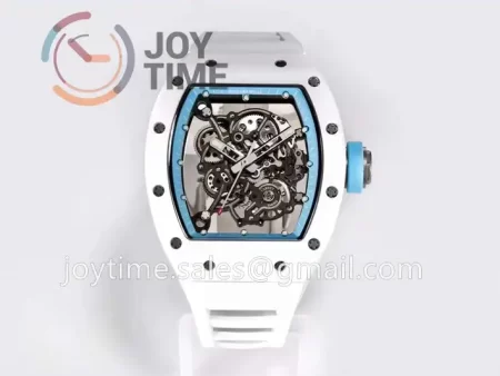 Richard Mille RM055 BBR 1:1 Best Edition Ceramic Case Rubber Strap Clone RMUL2