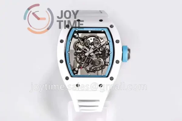 Richard Mille RM055 BBR 1:1 Best Edition Ceramic Case Rubber Strap Clone RMUL2