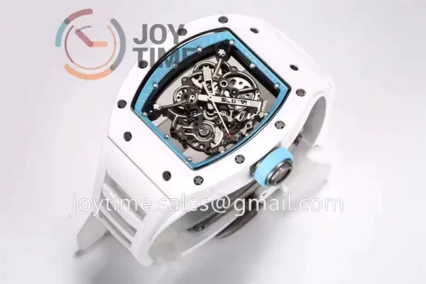 Richard Mille RM055 BBR 1:1 Best Edition Ceramic Case Rubber Strap Clone RMUL2