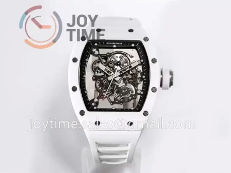 Richard Mille RM055 BBR 1:1 Best Edition Ceramic Case Rubber Strap Clone RMUL2