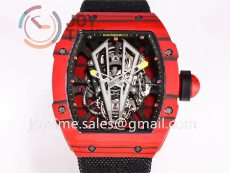 Richard Mille RM027-03 BBR 1:1 Best Edition Carbon Case Rubber Strap Tourbillon