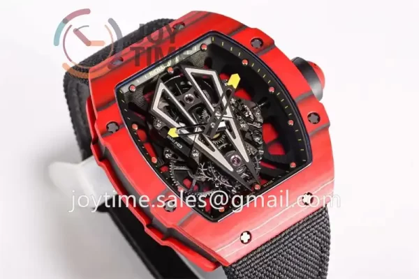 Richard Mille RM027-03 BBR 1:1 Best Edition Carbon Case Rubber Strap Tourbillon