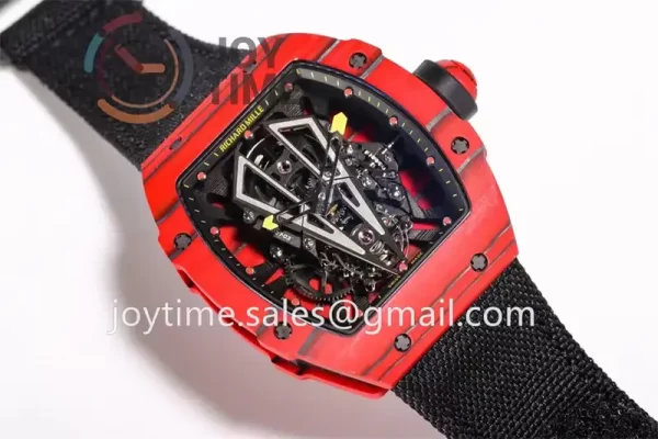 Richard Mille RM027-03 BBR 1:1 Best Edition Carbon Case Rubber Strap Tourbillon