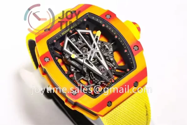 Richard Mille RM027-03 BBR 1:1 Best Edition Carbon Case Rubber Strap Tourbillon