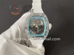 Richard Mille RM035-01 Sonic 1:1 Best Edition Transparent Case Rubber Strap Clone RMUL3