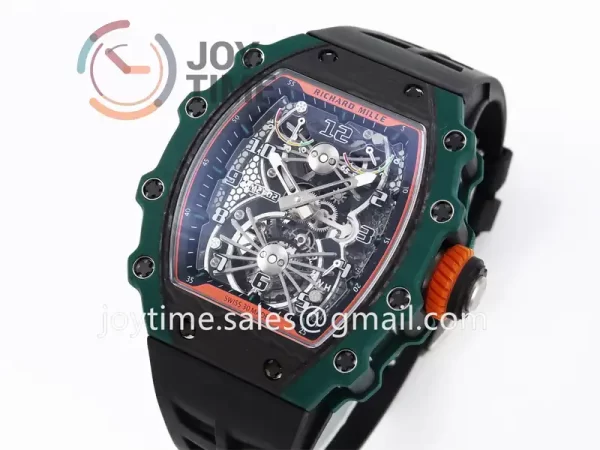 Richard Mille RM21-02 RMF 1:1 Best Edition NTPT Rubber Strap Tourbillon