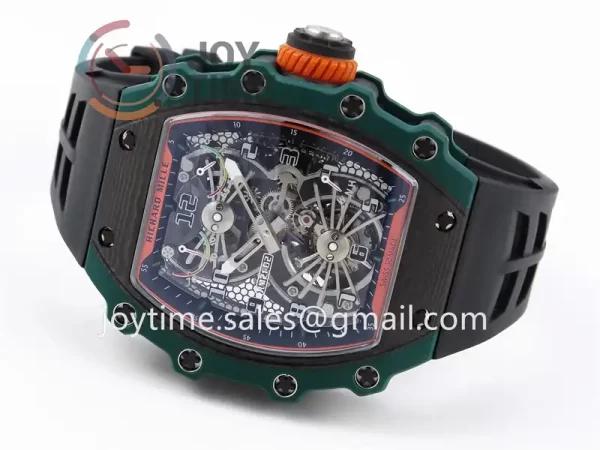 Richard Mille RM21-02 RMF 1:1 Best Edition NTPT Rubber Strap Tourbillon