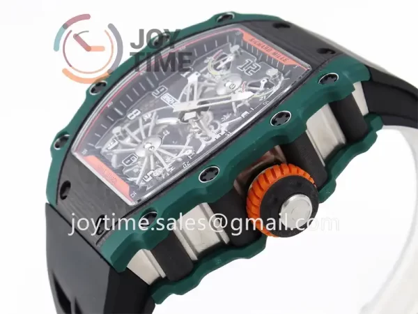 Richard Mille RM21-02 RMF 1:1 Best Edition NTPT Rubber Strap Tourbillon