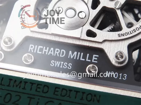 Richard Mille RM21-02 RMF 1:1 Best Edition NTPT Rubber Strap Tourbillon