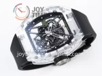 Richard Mille RM035-01 Sonic 1:1 Best Edition Transparent Case Rubber Strap Clone RMUL3